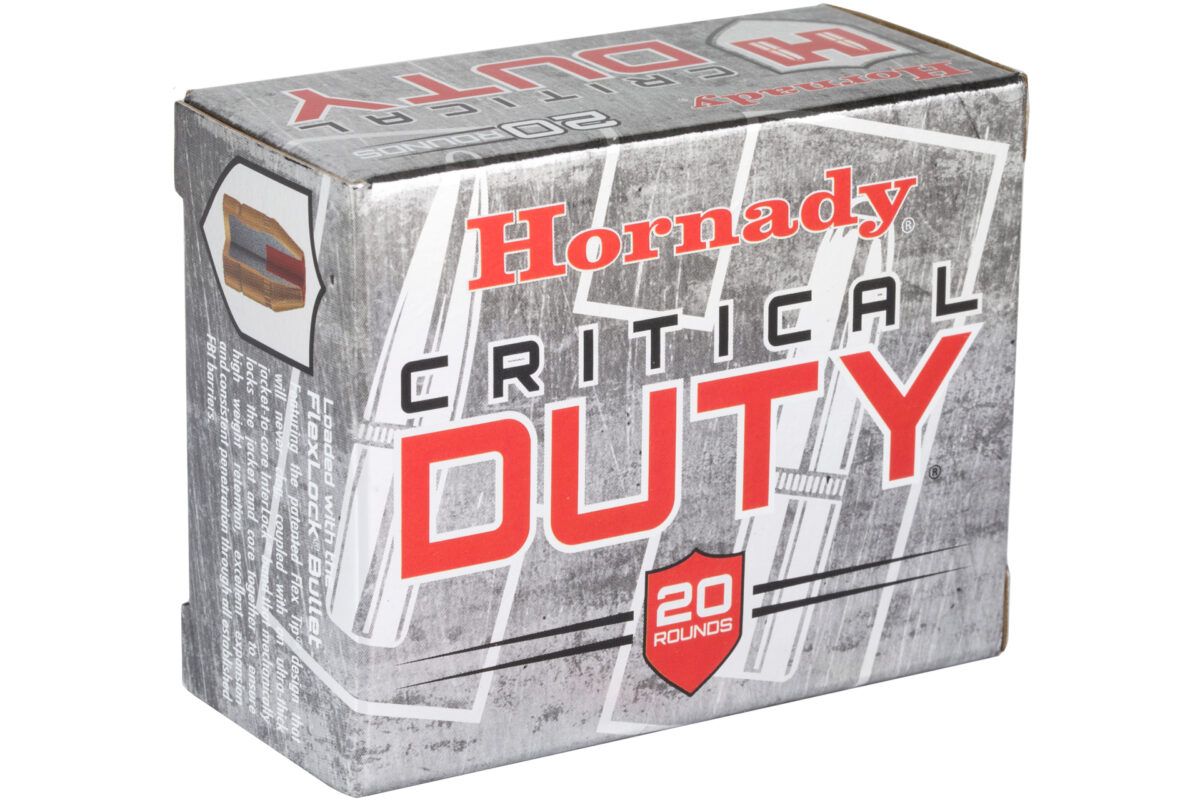 H Hornady Critical Duty S W Grain Flexlock Duty Handgun