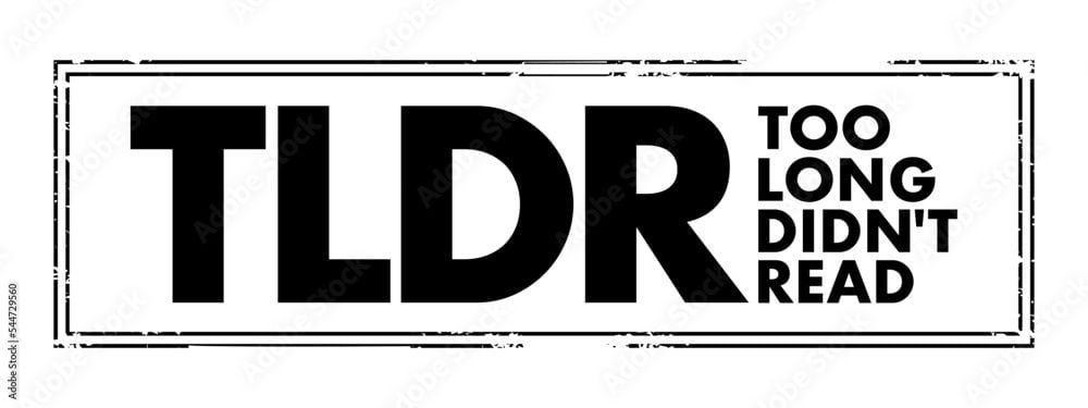 TL;DR Badge