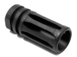 BCM A2X A2 Flash Hider Black Phosphate 4150 Steel with 1/2″-28 tpi Threads for 5.56x45mm NATO M4 Platform & M16 Platform