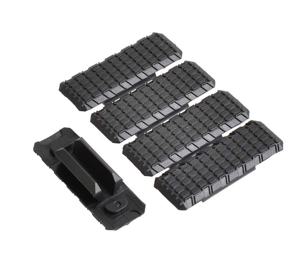 4 Pezzi Coprimano MLOK 120mm – Protezione Rotaia In Nylon Per Sistema M-Lok (Lotto Da 4)