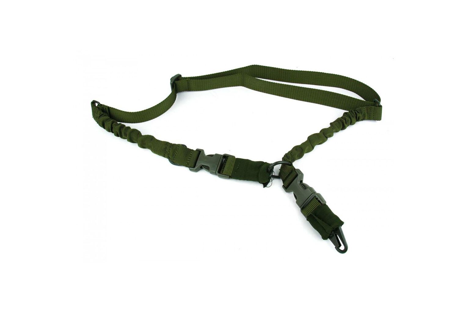 SL003B NBS 2 to 1 Point Double Bungee Rifle Sling Green AR15Discounts
