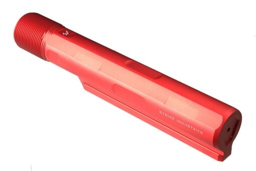 AR15 Discounts Strike Industries Advanced Receiver Extension (Buffer Tube) for AR-15 / AR-10 - Red - $48.95 at AR15 Discounts