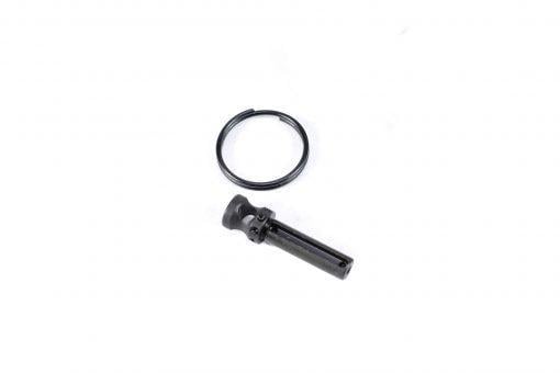 NBS AR15 Extended Easy Pull Takedown Pin w/ Ring - Parkerized - AR15 Discounts
