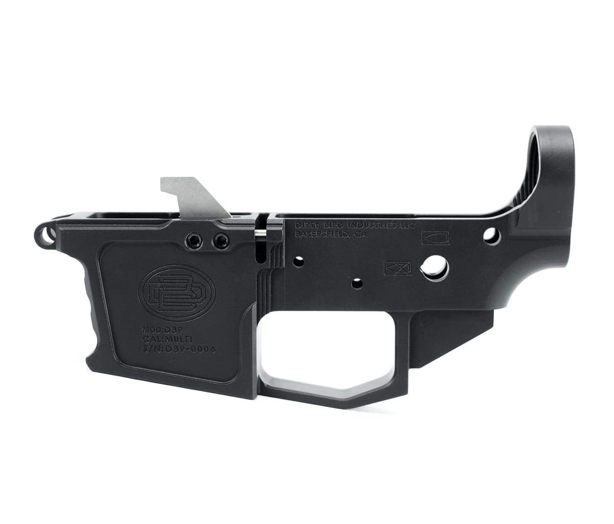 Dirty Bird DB9 9mm Billet Lower Receiver - CA Compliant