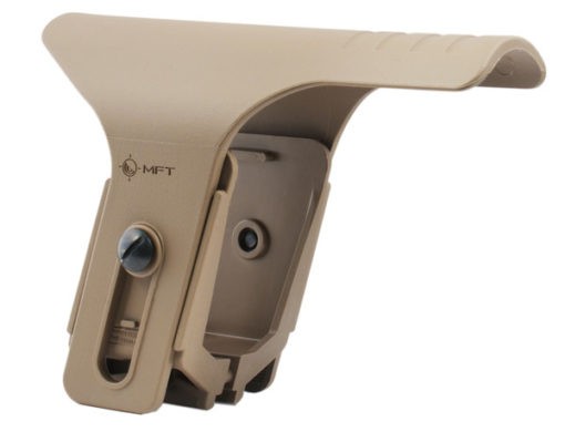 AR15 Discounts MFT BATTLELINK Adjustable Cheek Piece - Scorched Dark Earth - $15.99 at AR15 Discounts
