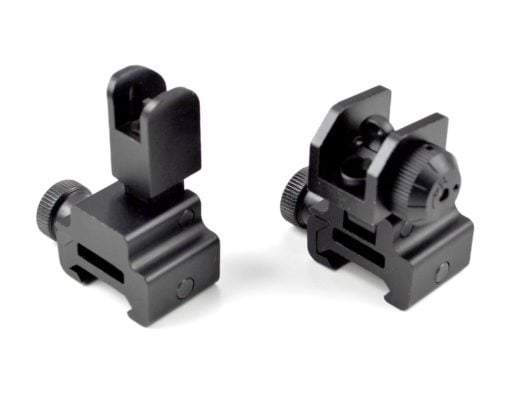 Presma AR-15 Aluminum Flip-Up Sight Set - High Profile - AR15 Discounts
