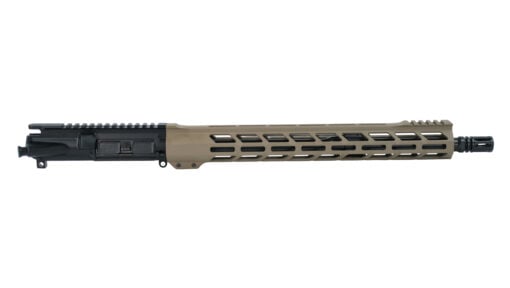 NBS 16" 5.56 Gov / SOCOM Midlength M-LOK Upper Assembly - FDE - AR15 Discounts