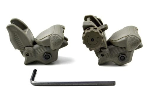 Presma AR-15 Flip-Up Sight Set - OD Green - AR15 Discounts