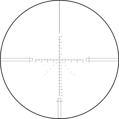 AIM Sports Aim Sports Alpha 6 4.5-27X50 30MM Riflescope With MR1 Mrad Reticle