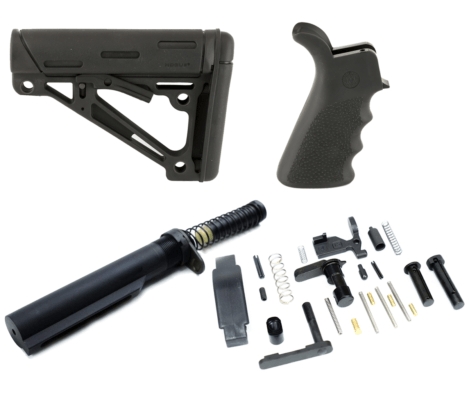 - Dirty Bird AR-15 Carbine Hogue Lower Build Kit Minus FCG - AR15Discounts