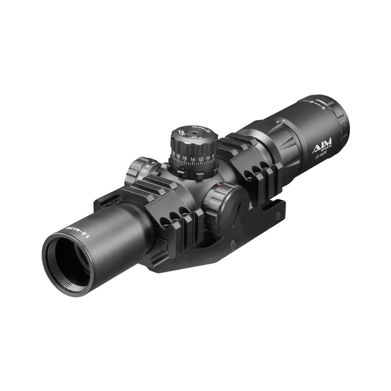1/2 MOA - Aim Sports 1.5-4X30 TRI ILL. CQB Scope w/ Locking