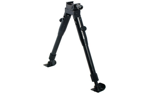 UTG Shooter’s Sniper Bipod, Steel Feet, Height 8.2″-10.3″