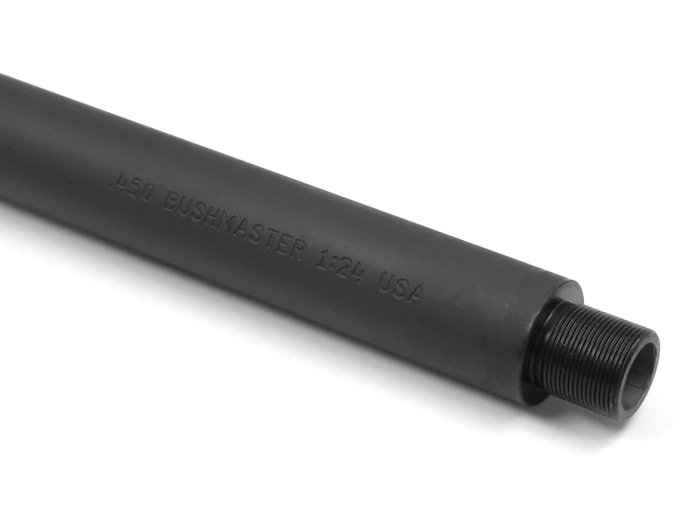 Unknown 16" 4150 Parkerized Heavy Barrel .450 Bushmaster Carbine Length Gas System 1:24 Twist