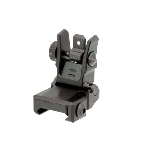 AR15 Discounts UTG Low Profile Flip-up Rear Sight with Dual Aiming Aperture - $33.97 at AR15 Discounts