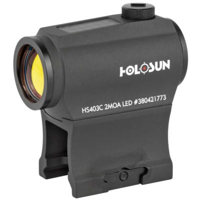 Holosun Paralow Solar Powered 2 MOA Red Dot Sight