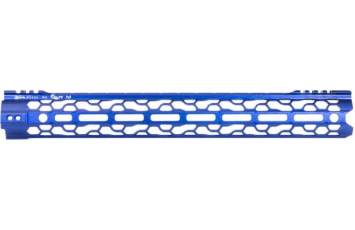 ODIN Works O2 Lite M-LOK Handguard - Black - 15.5", Blue