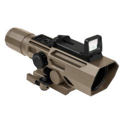 VISM Advance Dual Optic 3-9  42 Riflescope w  Flip Up Red Dot     Tan