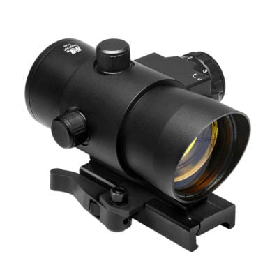 NcSTAR 1x40 Red Dot Sight w/ Built in Red Laser-QR Weaver Mount