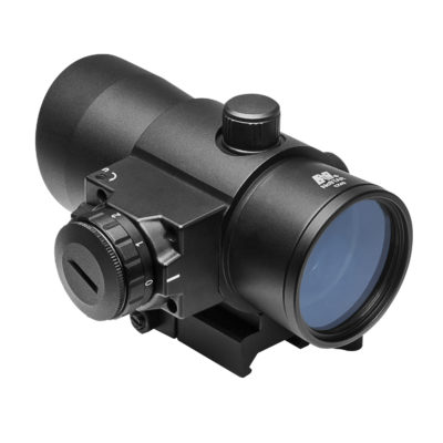 NcSTAR 1x40 Red Dot Sight w/ Built in Red Laser-QR Weaver Mount