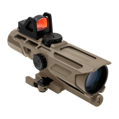 VISM Ultimate Sighting System Gen3 3-9x40 Riflescope - Green Lens /Tan