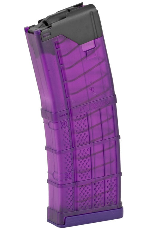 Lancer L5AWM AR-15 30RD Magazine - Translucent Purple - Lancer Systems