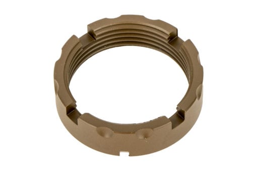 Forward Controls Design CNF Enhanced Castle Nut - Burnt Bronze - AR15 Discounts