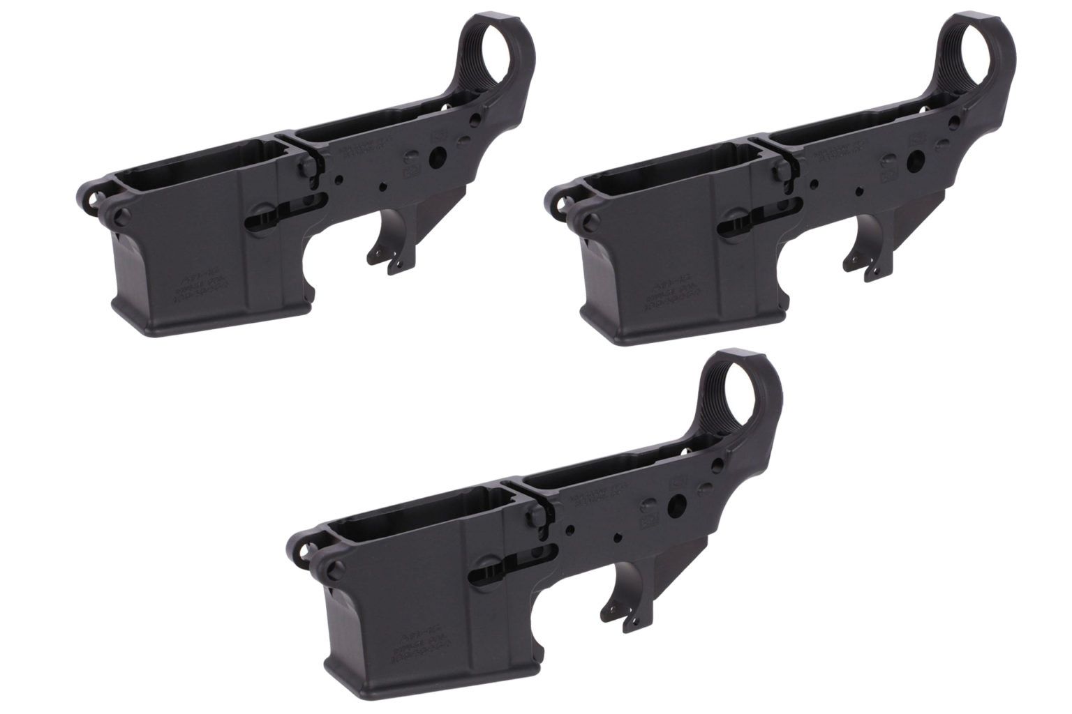 - Anderson Stripped Lower Receiver – No Logo (3 Pack) - AR15Discounts