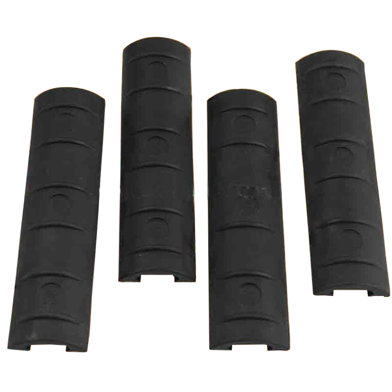  NBS Rubber Rail Covers (4 Pack) Black AR15Discounts