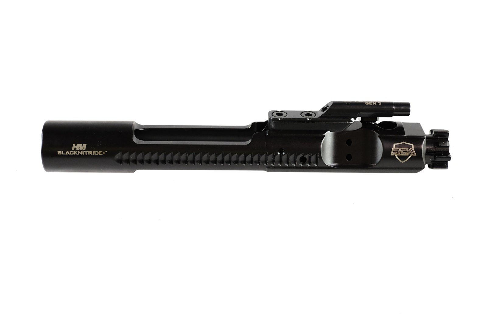 Rubber City Armory Blacknitride+ M16 Bolt Carrier Group w/ Adjustable Gas Key