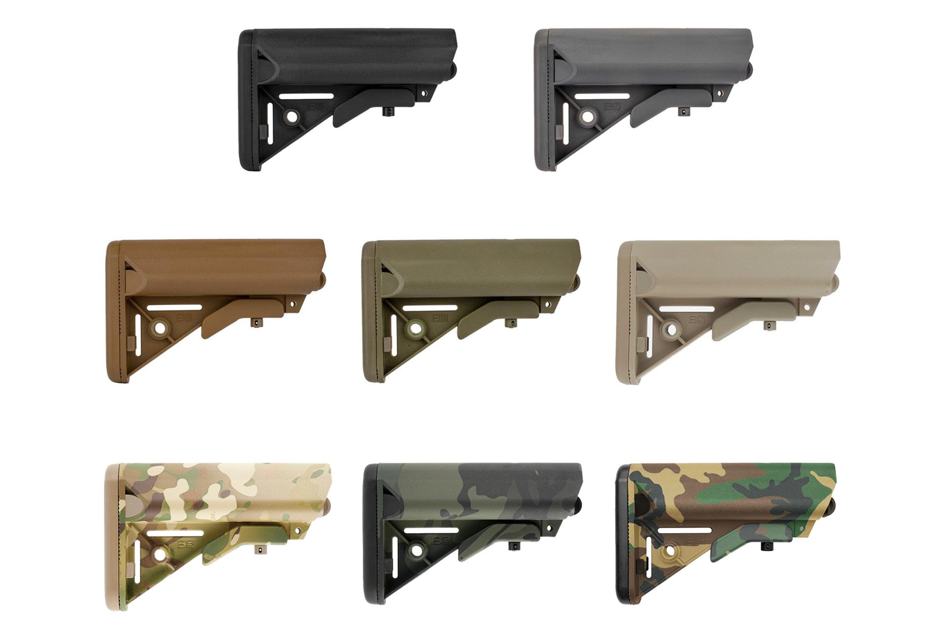 B5 Systems Enhanced SOPMOD Stock - Mil-Spec