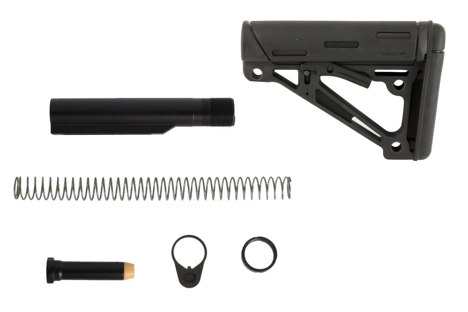  Hogue AR15 Overmold MilSpec Carbine Stock & Buffer Kit AR15Discounts