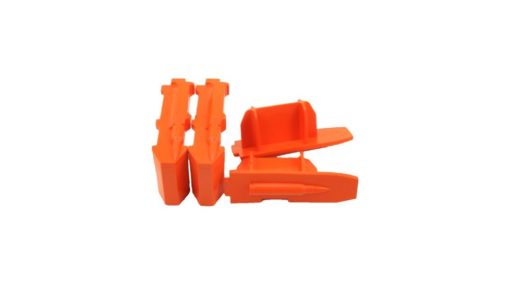 ETS AR-15 Rapid Recognition System Follower and Base Plate Kit 2-Pack - Orange - AR15 Discounts