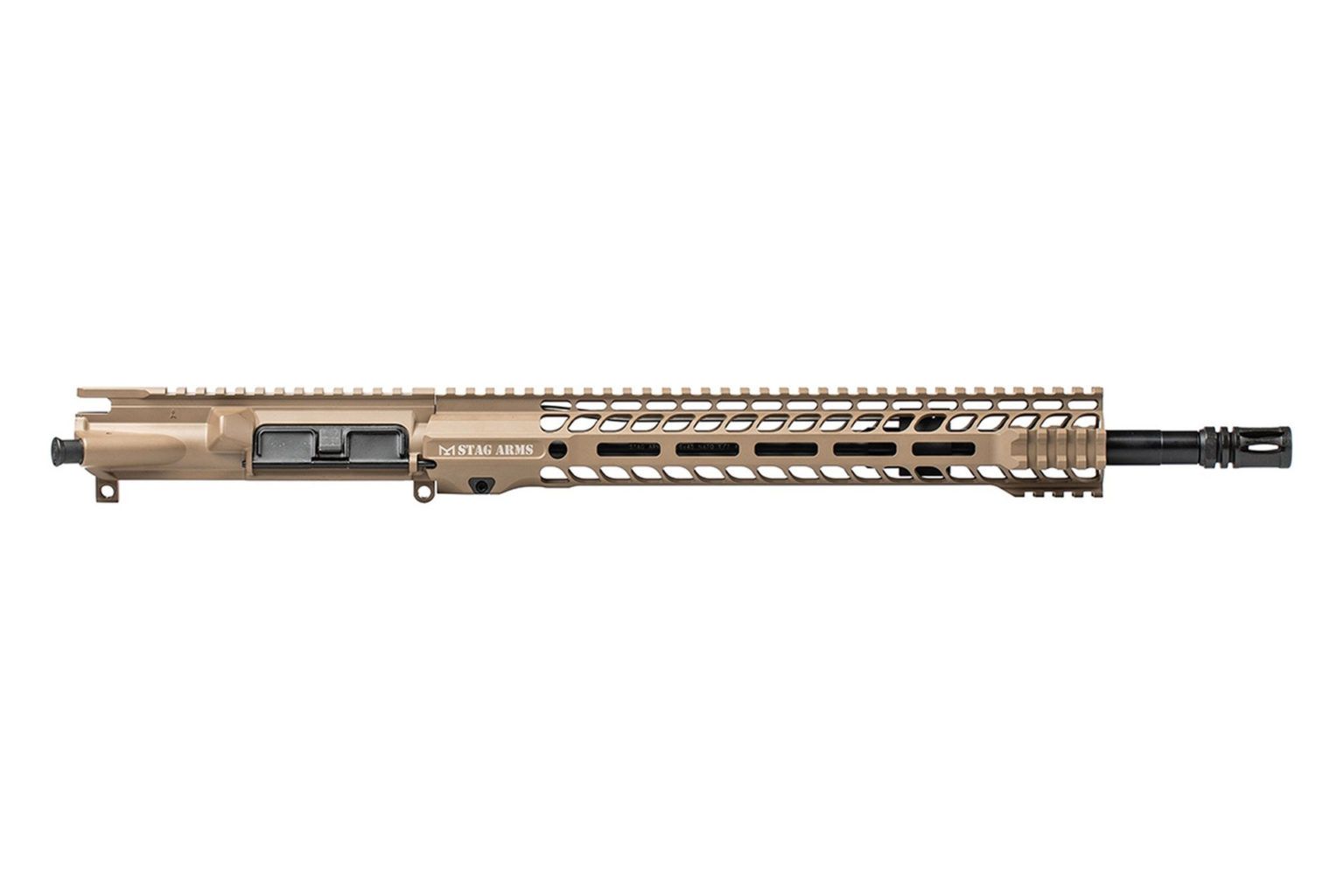 STAG15100212 Stag Arms AR15 16″ 5.56 Tactical MLOK Rifle RightHanded Upper Assembly FDE