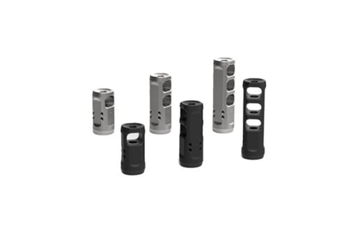 Sparrow Dynamics AR-15 5.56/.223 Muzzle Brake - 2-Port, Stainless - 