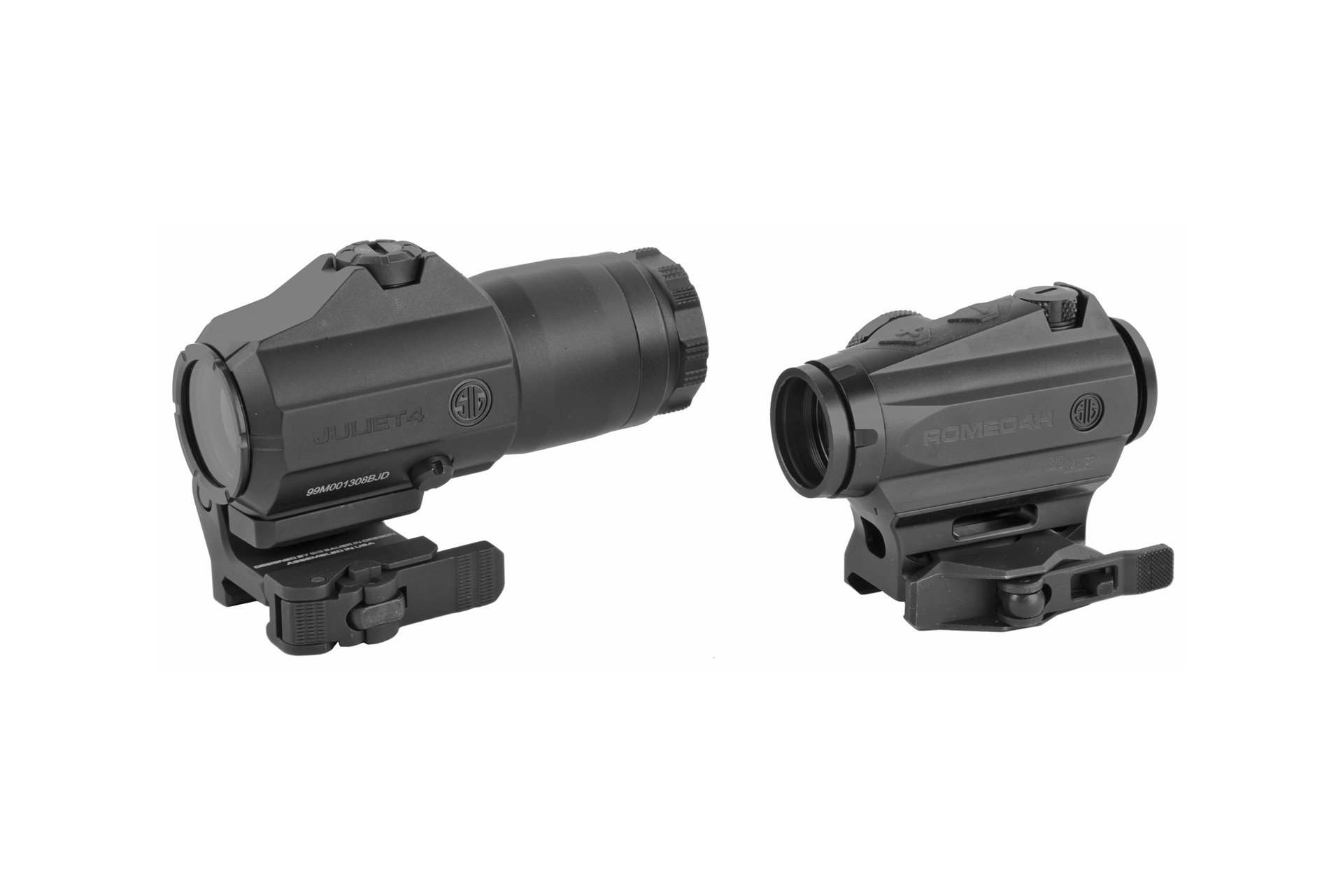 SIG Sauer ROMEO4H Red Dot Sight with JULIET4 4x Magnifier