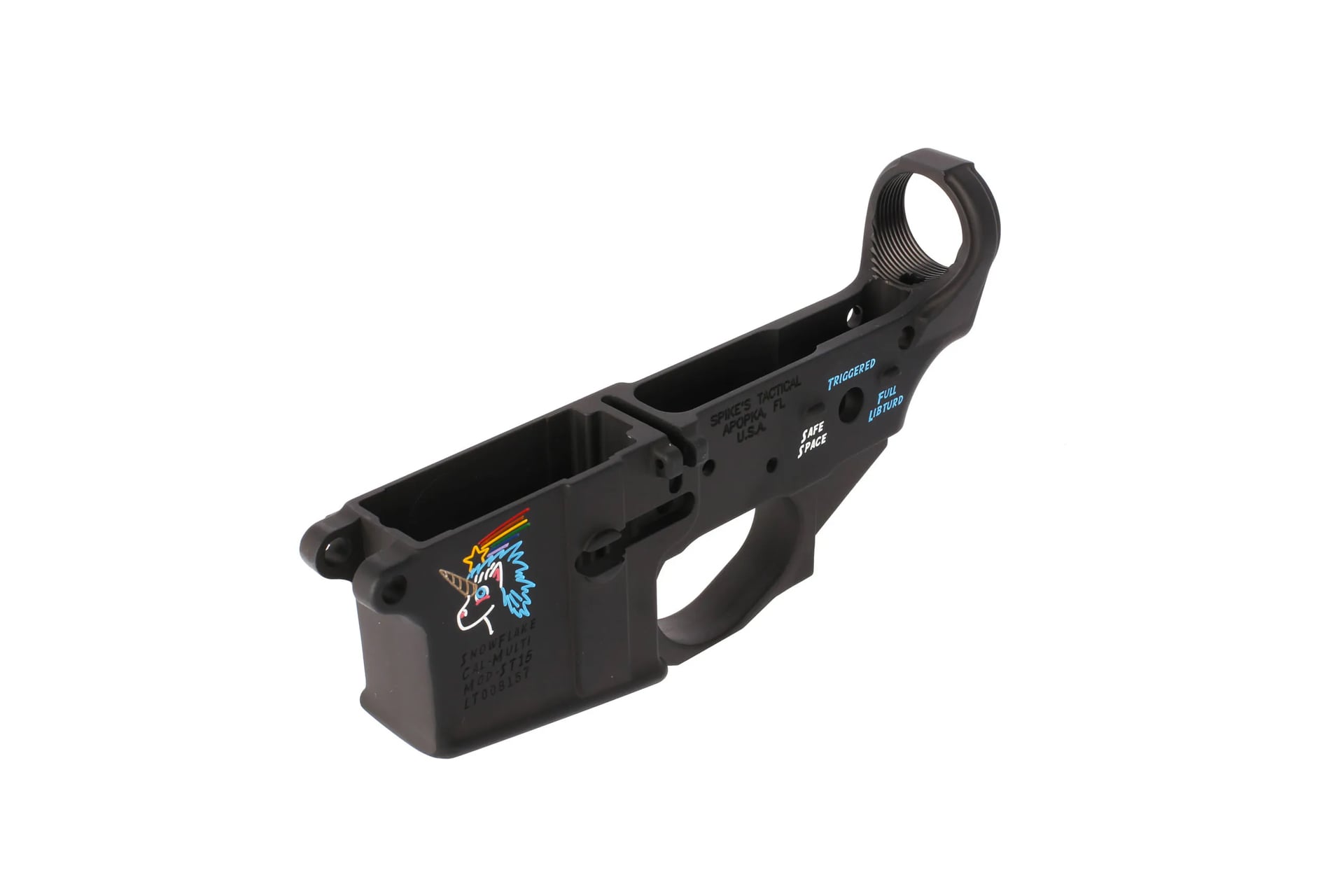 Spike's Tactical Stripped Lower Receiver - Snowflake - Color