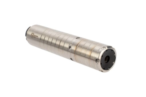 Dead Air Wolfman 9mm Direct Thread Suppressor - Stainless - 1/2x28 - 