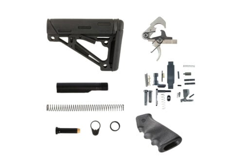 Dirty Bird AR-15 HOGUE Lower Build Kit - Black
