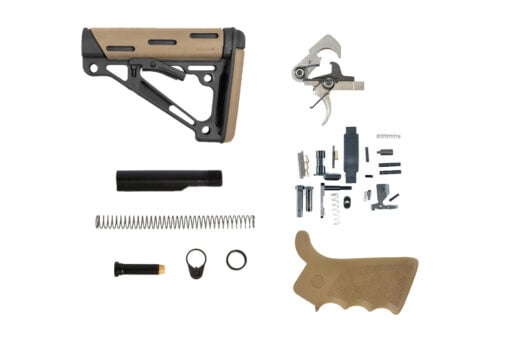 Dirty Bird AR-15 HOGUE Lower Build Kit - FDE