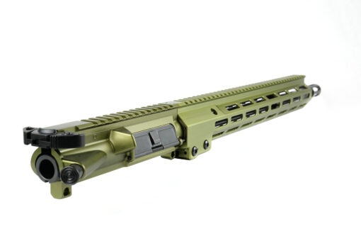 Geissele Automatics Duty AR-15 Complete Upper Receiver Mid-length - 40mm Green - 16" - AR15 Discounts