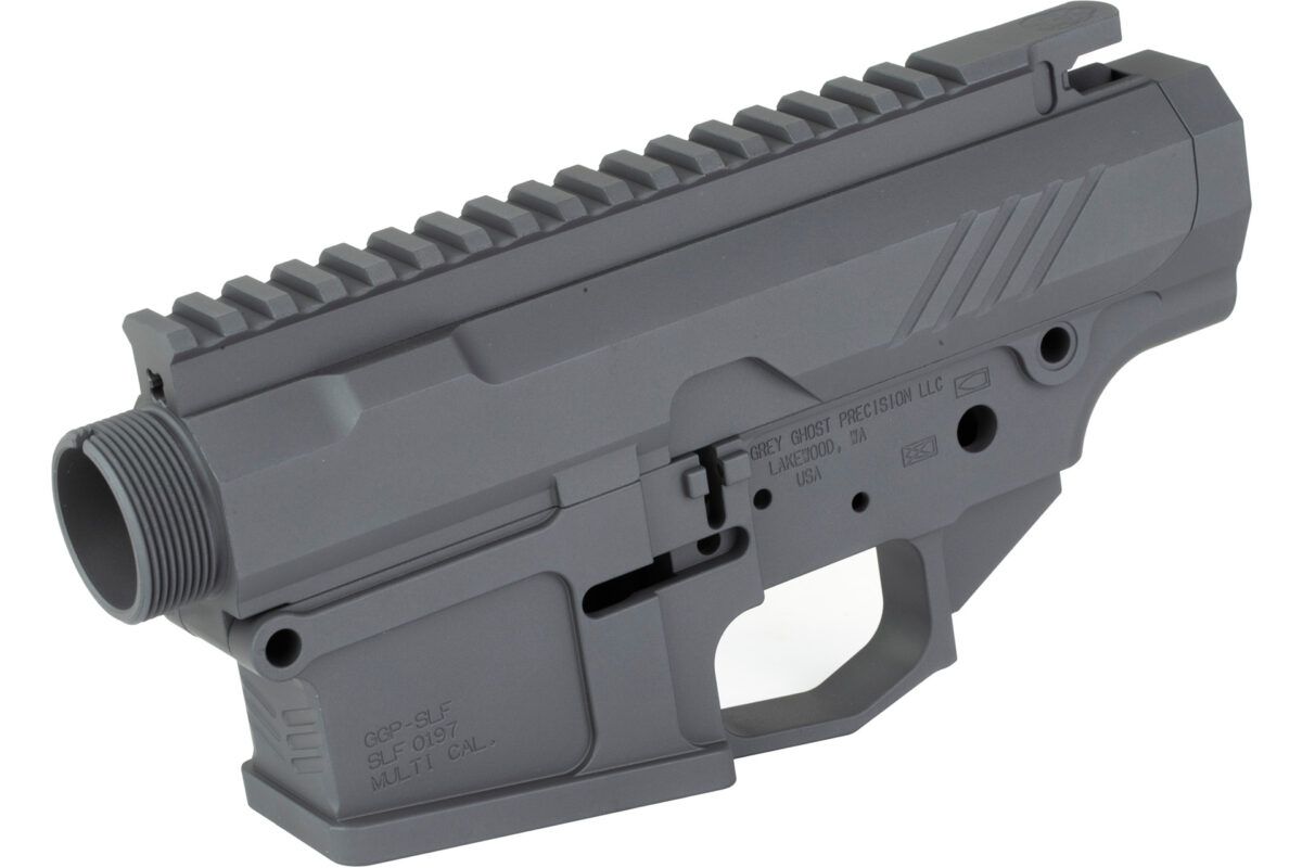  Grey Ghost Precision AR10 Billet Receiver Set 308 Win Gray