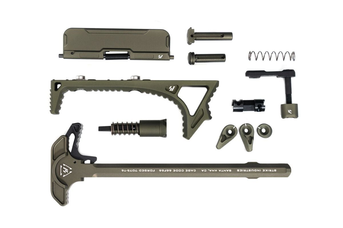 Strike Industries AR15Discounts Exclusive OD Green Parts Bundle   Od Green Bundle Composition 1200x800 .optimal 