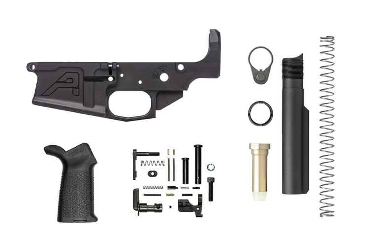 Aero Precision M5 308 Stripped Lower In Anodized Black M5 Enhanced Carbine Buffer Kit