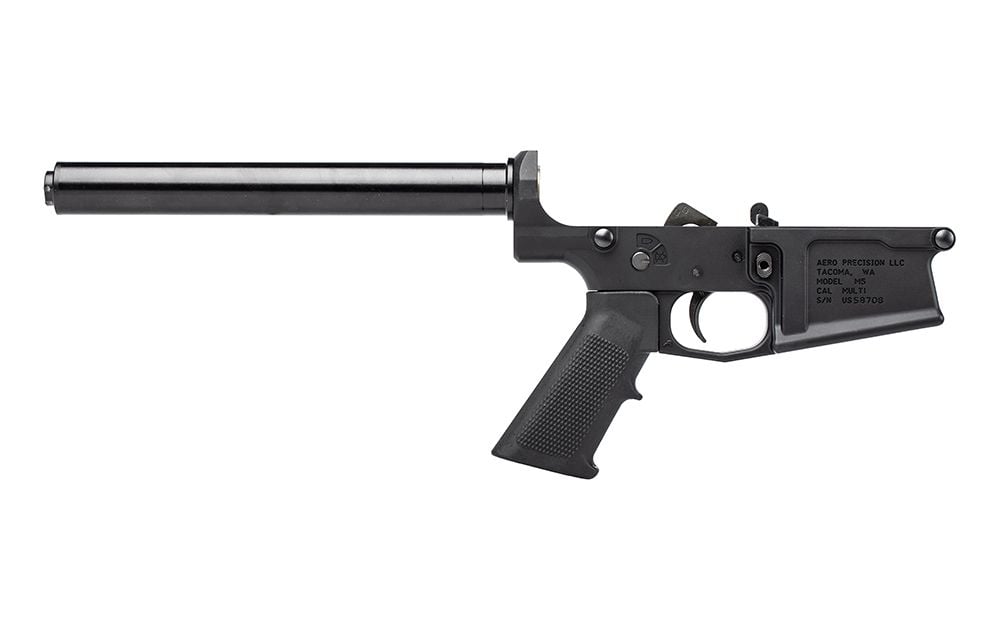 M5 (.308) Rifle Complete Lower Receiver w/ A2 Grip No Stock - Anodized Black