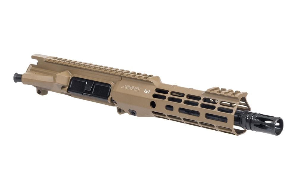 Aero Precision M4E1 Threaded Complete Upper 8" .300 Blackout Barrel 7" M-LOK ATLAS S-ONE Handguard - FDE Cerakote