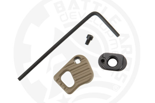 AR15 Discounts Battle Arms Enhanced Modular Magazine Release - FDE, Medium - $20.95 at AR15 Discounts
