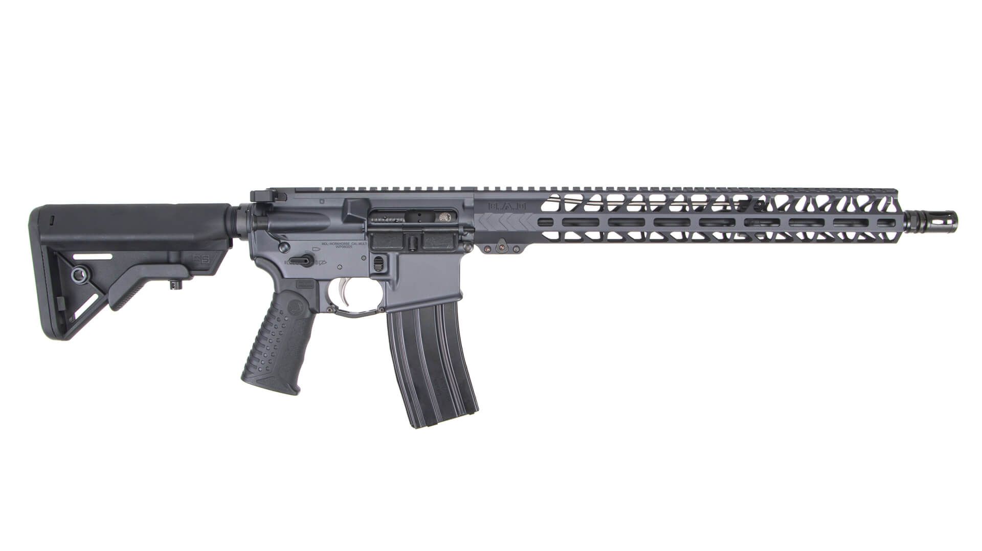 Battle Arms Workhorse Patrol Carbine 16" 5.56 NATO 30rd Semi-Auto AR Rifle - Combat Gray