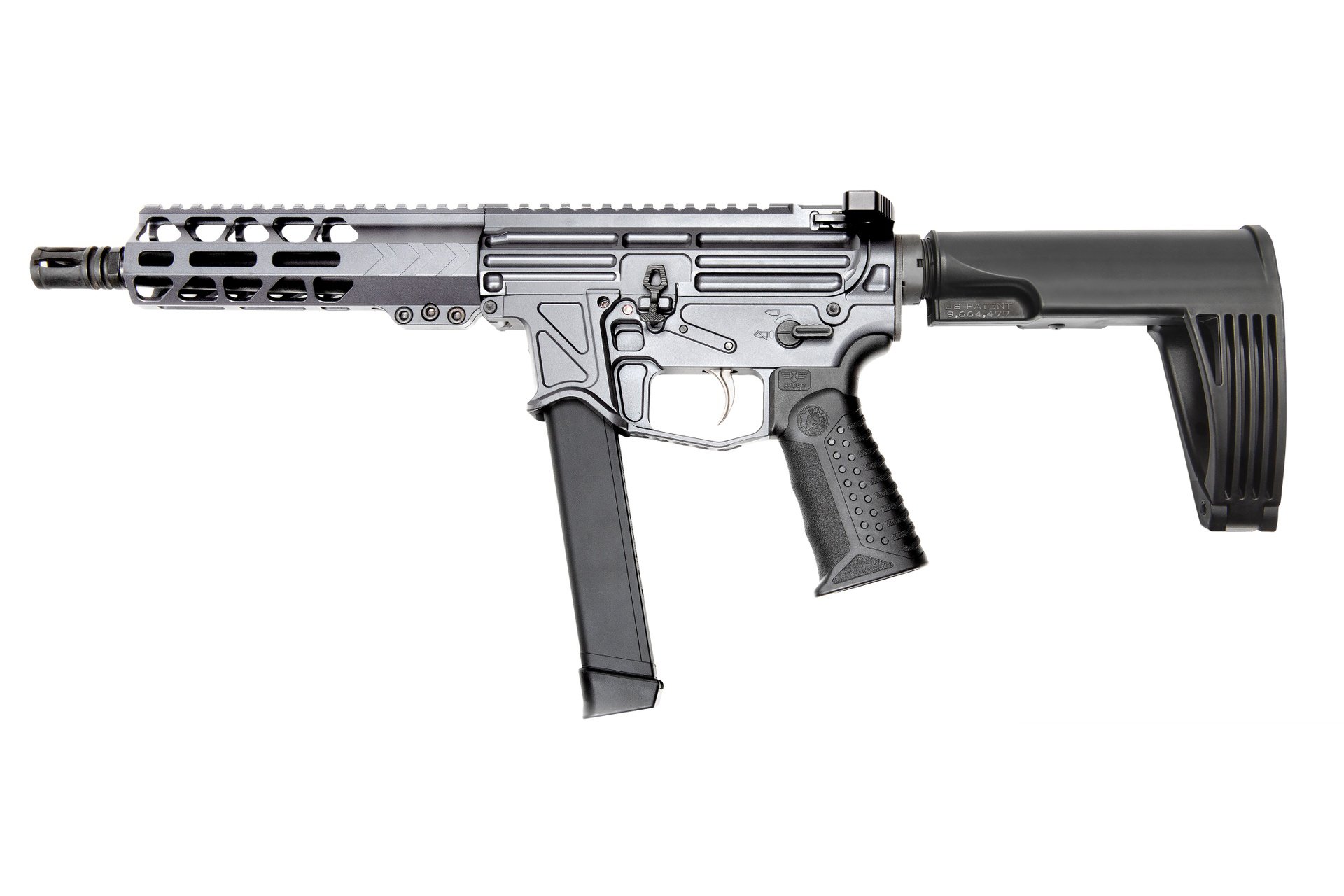Battle Arms Xiphos 9P 8.5" 9MM 33rd Semi-Auto Pistol - Combat Gray