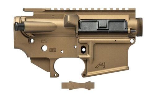 Aero Precision AR-15 Threaded Stripped Receiver Set w/ Trigger Guard - Bronze