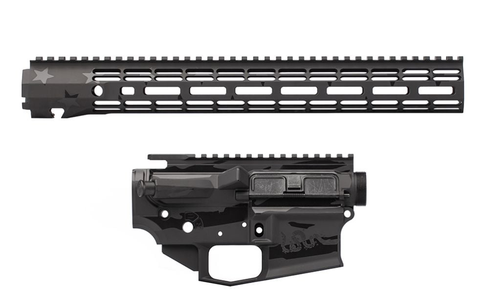 Aero Precision M4E1 Builder Set w/ 15" ATLAS R-ONE M-LOK Handguard - Midnight Rider Cerakote